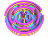 Circular Inflatable Octopus Obstacle Maze