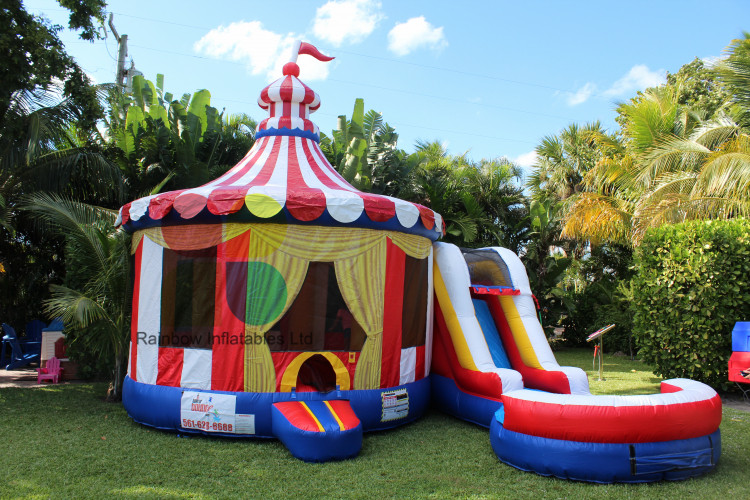 Circus Combo 5 in 1 Inflatable Bouncy House With Slide