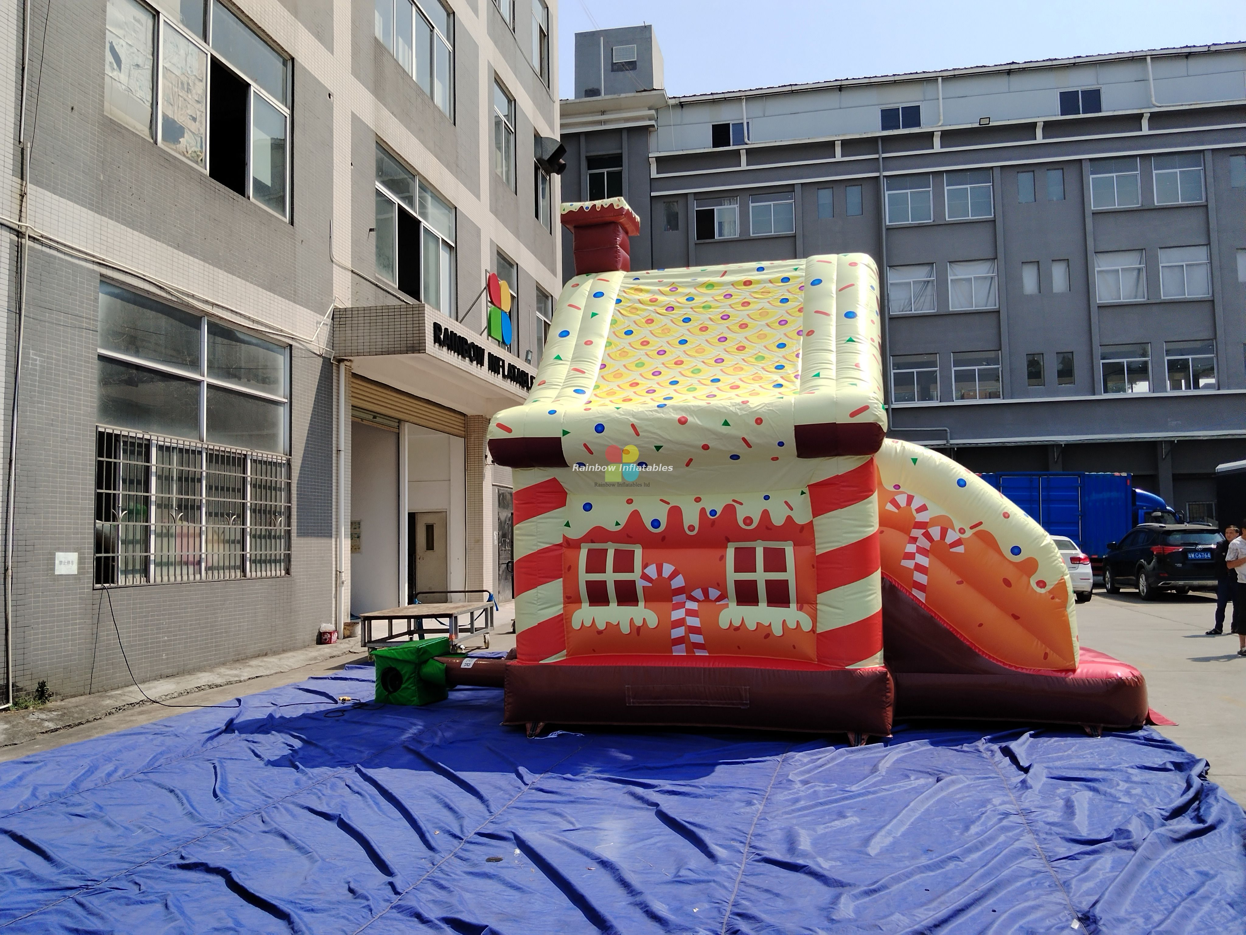 Gingerbread theme bouncer