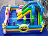 Rainbow New Design of Monster Inflatable Slide Obstacle