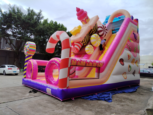 Inflatable Candy Theme Funcity Playground for Kids