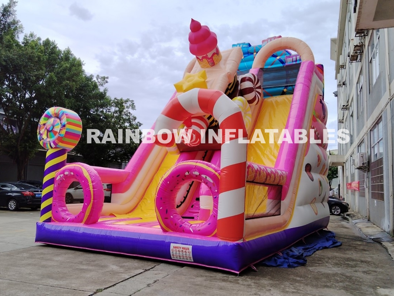 Inflatable Candy Theme Funcity Playground for Kids