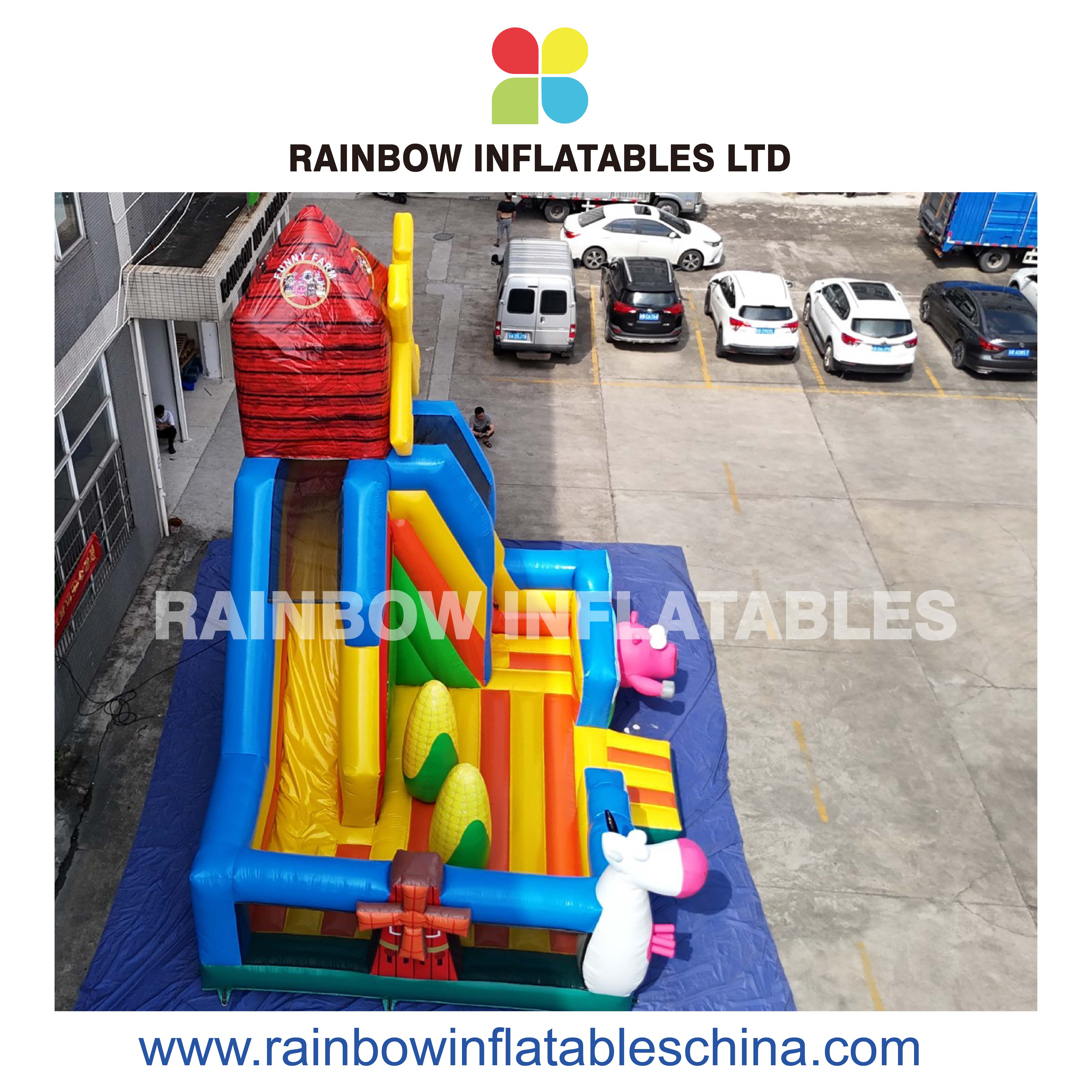 Inflatables Farm theme park from China manufacturer - Rainbow ...