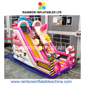 Inflatable Candy Theme Funcity Playground for Kids