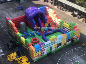 The Lastest City Theme Design Inflatable Funcity Playground,inflatable Outdoor Playground for Sale