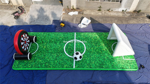 RB9448 Large Outdoor Customized Inflatable Football Field Soccer Field for Adults