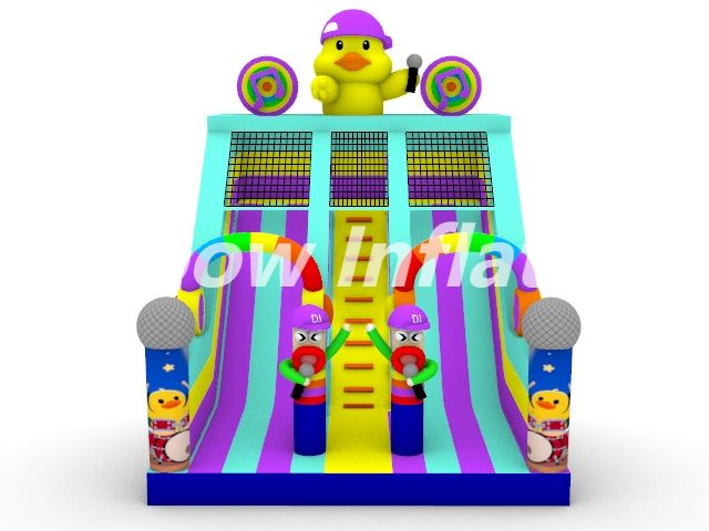 Inflatable Rubber duck slide