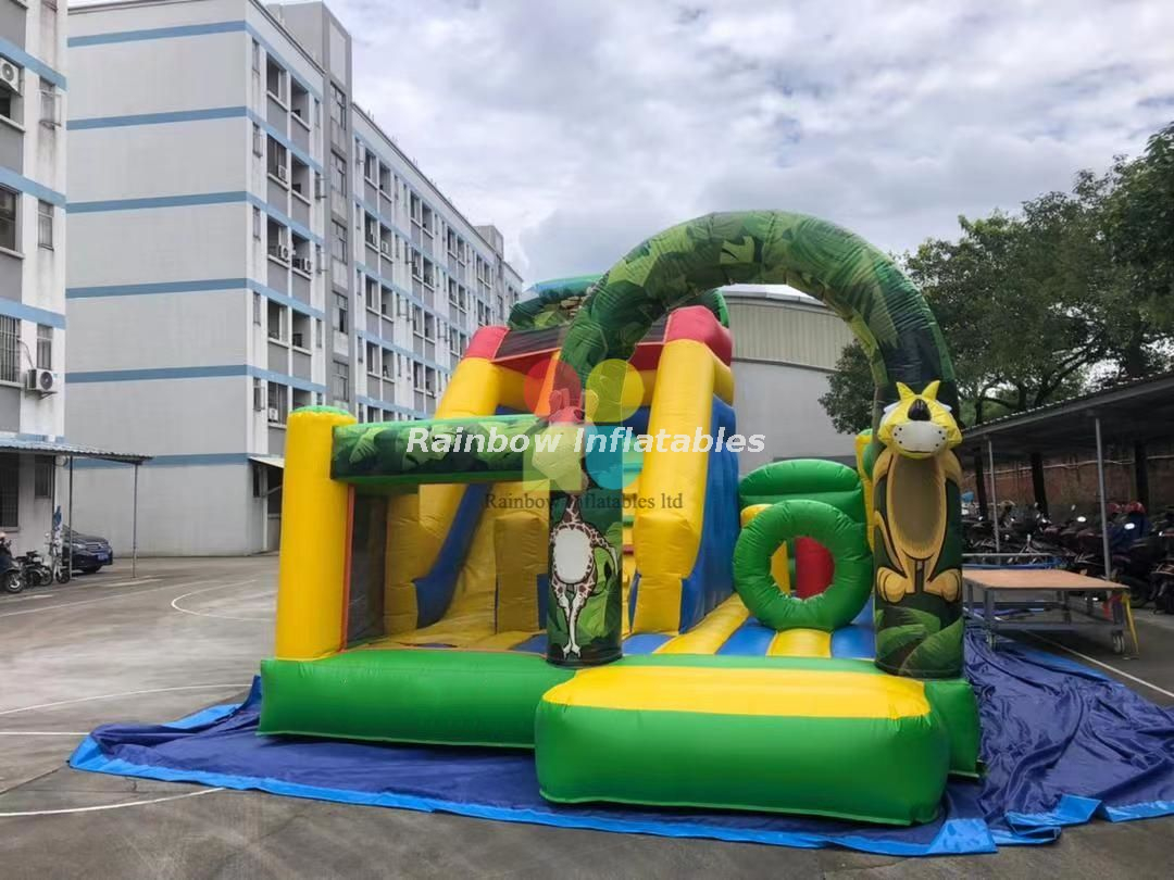 Inflatable Jungle Animal Mini Park