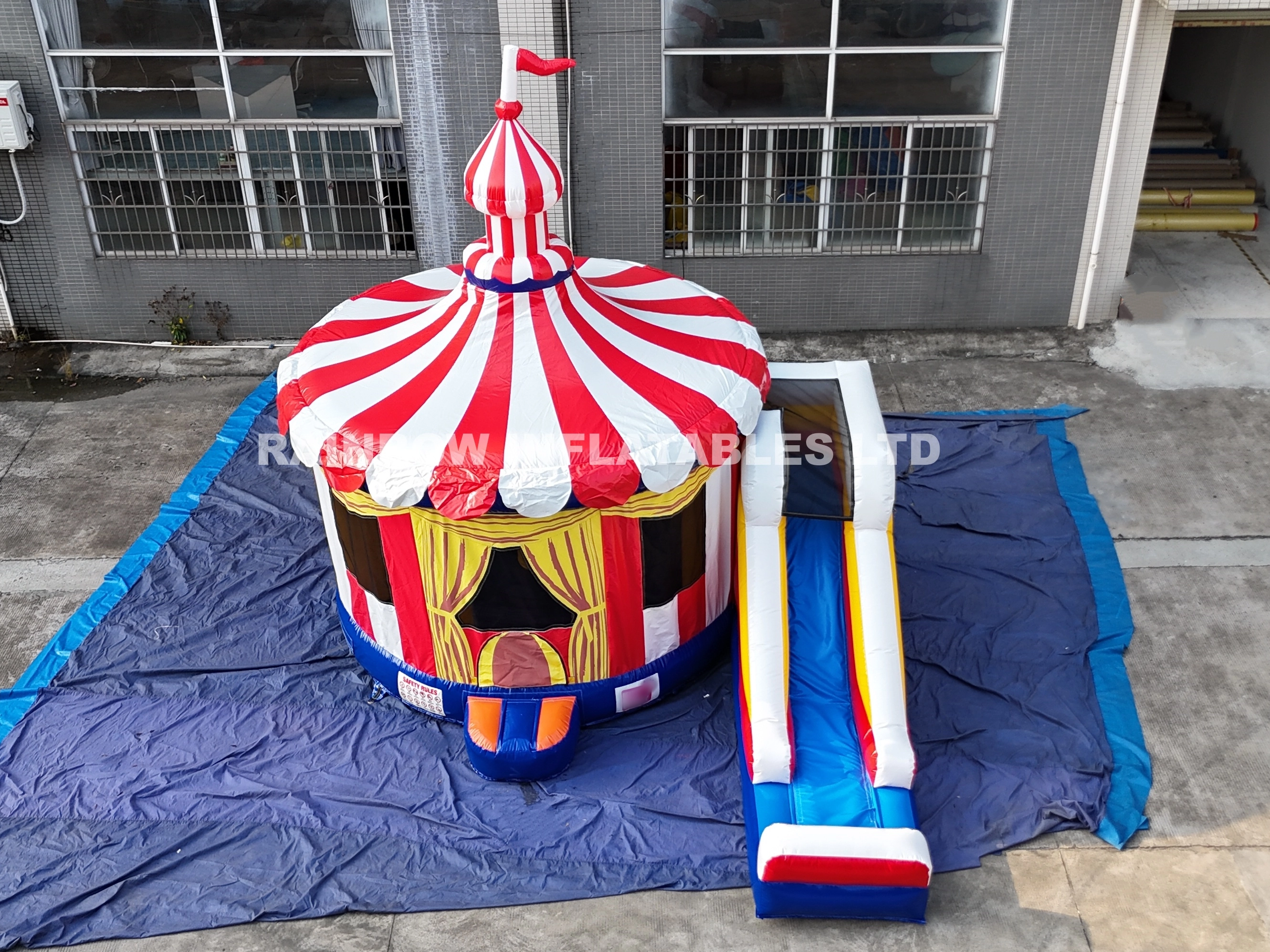Circus Combo 5 in 1 Inflatable Bouncy House With Slide