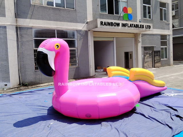 Inflatable Flamingo Pool Float – Pink Ride-On Floating Toy for Pool Beach Lake, Summer Party Float for Kids and Adults