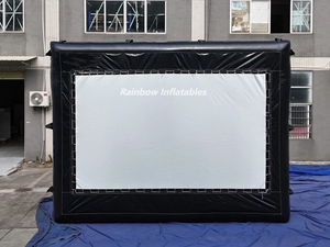 RB21034 (6X5） Rainbow Inflatable Advertising Movie Screen