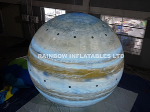 Custom Inflatable Jupiter with LED Light