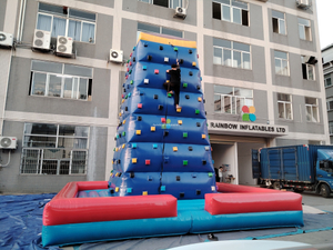 Hot Sale Commercial Inflatable Rock Climbing Wall Climbing Game for Kids And Adults