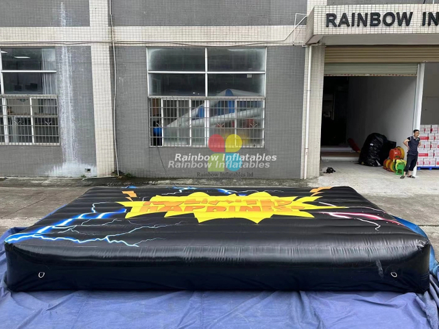 Rainbow Inflatable Tumbling Mat