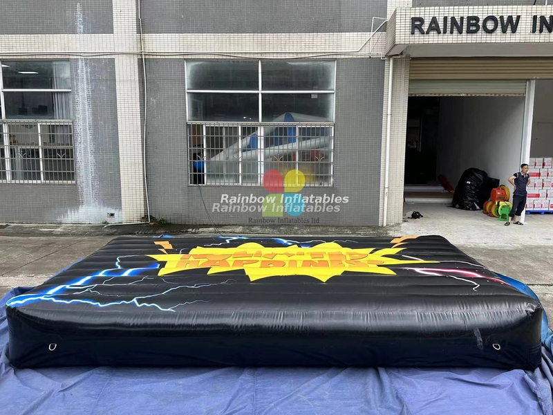 Rainbow Inflatable Tumbling Mat