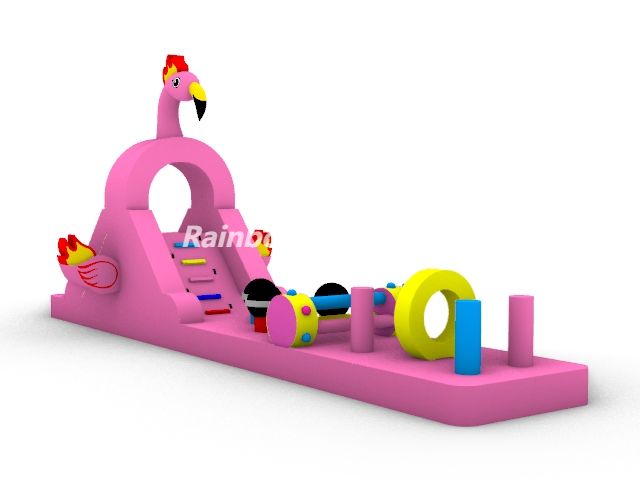 inflatable water obstacle