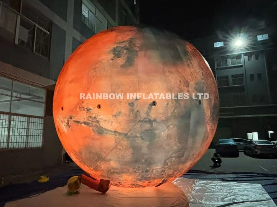 Custom Inflatable Mars with LED Light 