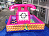Inflatable telephone booth Playground for Trampoline Park