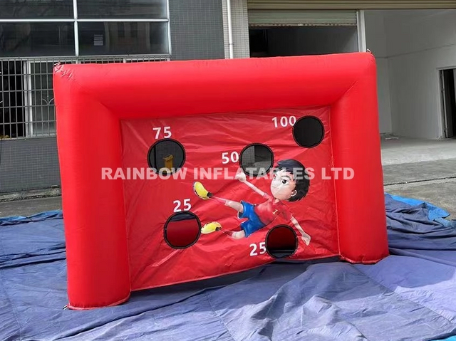 Inflatable Soccer Target Game for Backyard Party and Outdoor Fun