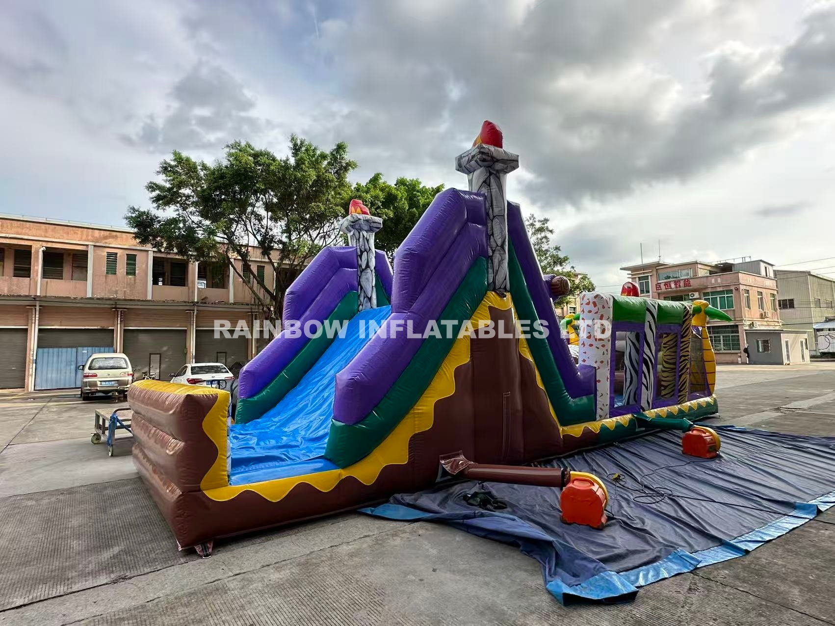 Inflatable Animal Theme Obstacle Bouncer
