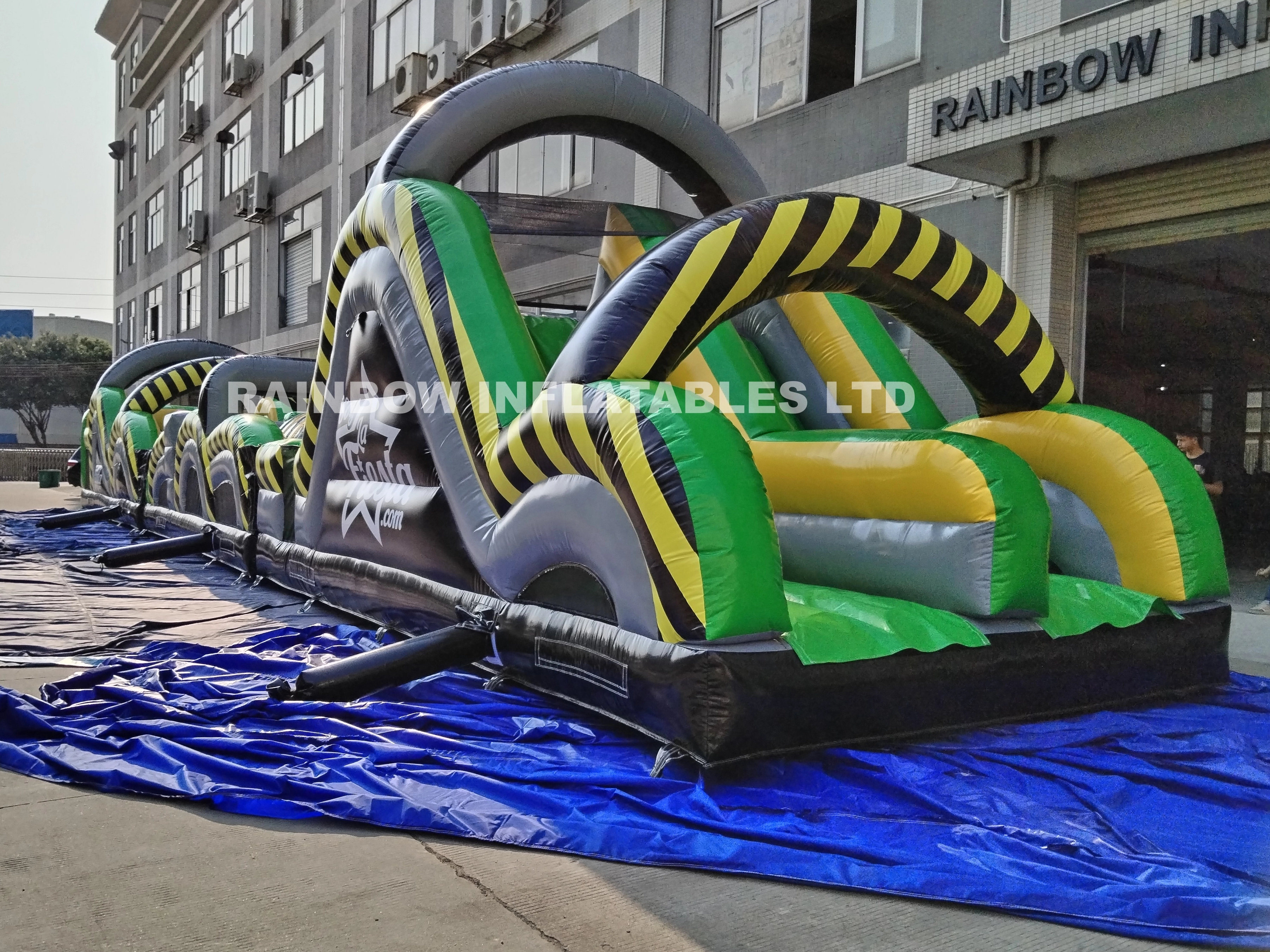 military inflatable obstacle course / tactical inflatable obstacle