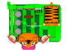 Commercial Inflatable Tiger Combo