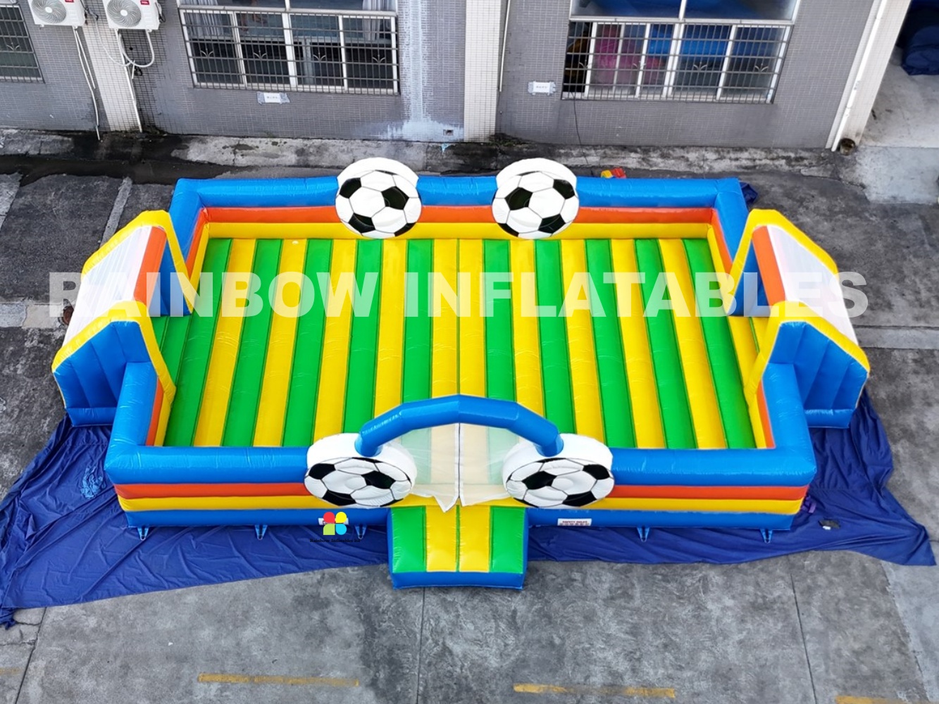 Inflatable Human Table Football Field/Pitch For Adult Outdoor Field