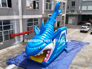 Inflatable Shark Slide