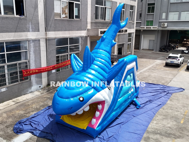 Inflatable Shark Slide
