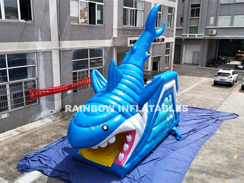Inflatable Shark Slide
