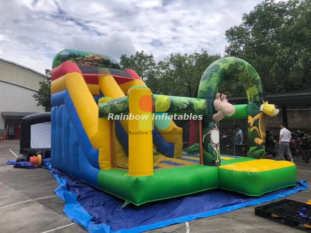 Inflatable Jungle Animal Mini Park