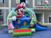 Mario Inflatable Bouncer Kids Bouncy House With Slide Combo