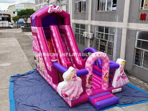 Princess Bounce House With Slide Large Bouncy Castles 