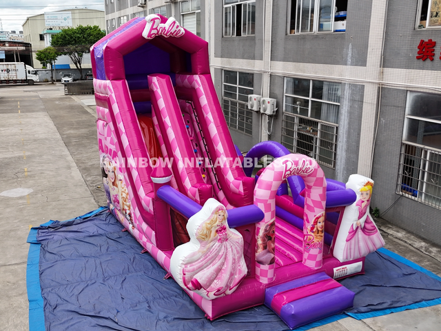 Princess Bounce House With Slide Large Bouncy Castles 