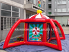 3-in-1 Carnival Game Inflatable with Darts Tic Tac Toe Connect 4