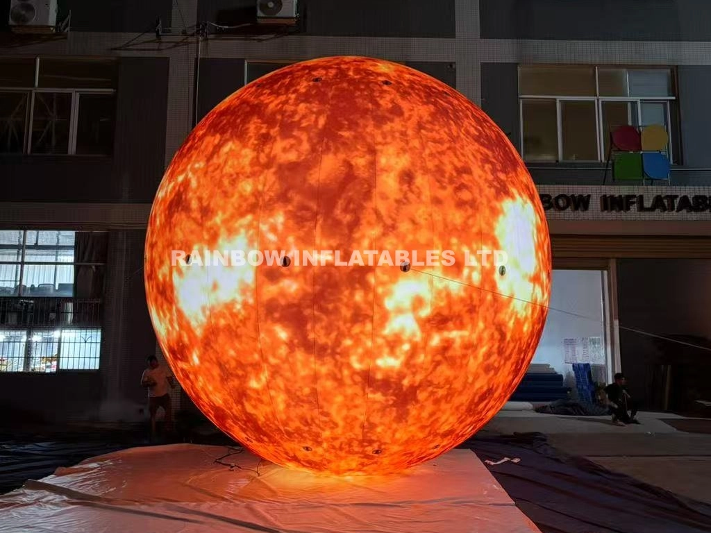 Giant Inflatable Sun with LED Lights