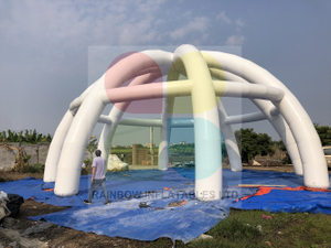 Inflatable White Air Tight Tent From Rainbow Inflatable, Rainbow Sealed Inflatable Event Tent 