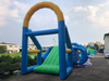 Rainbow Inflatable Floating water slide for sea 