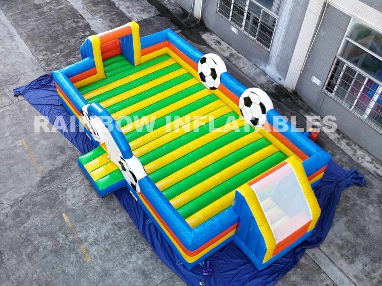 Inflatable Human Table Football Field/Pitch For Adult Outdoor Field