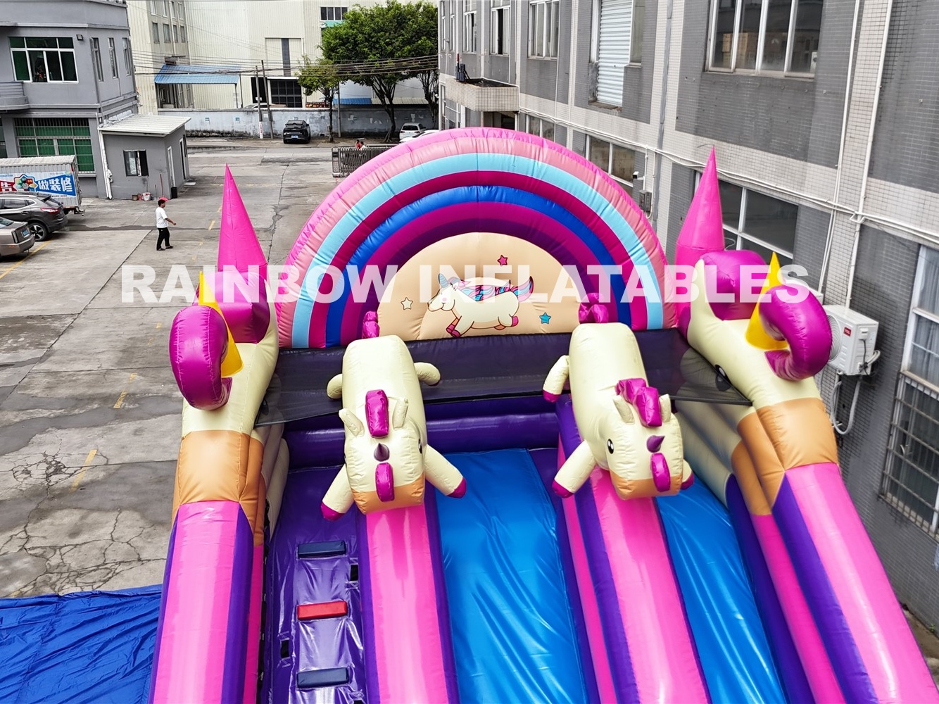 Inflatable Unicorn Slide