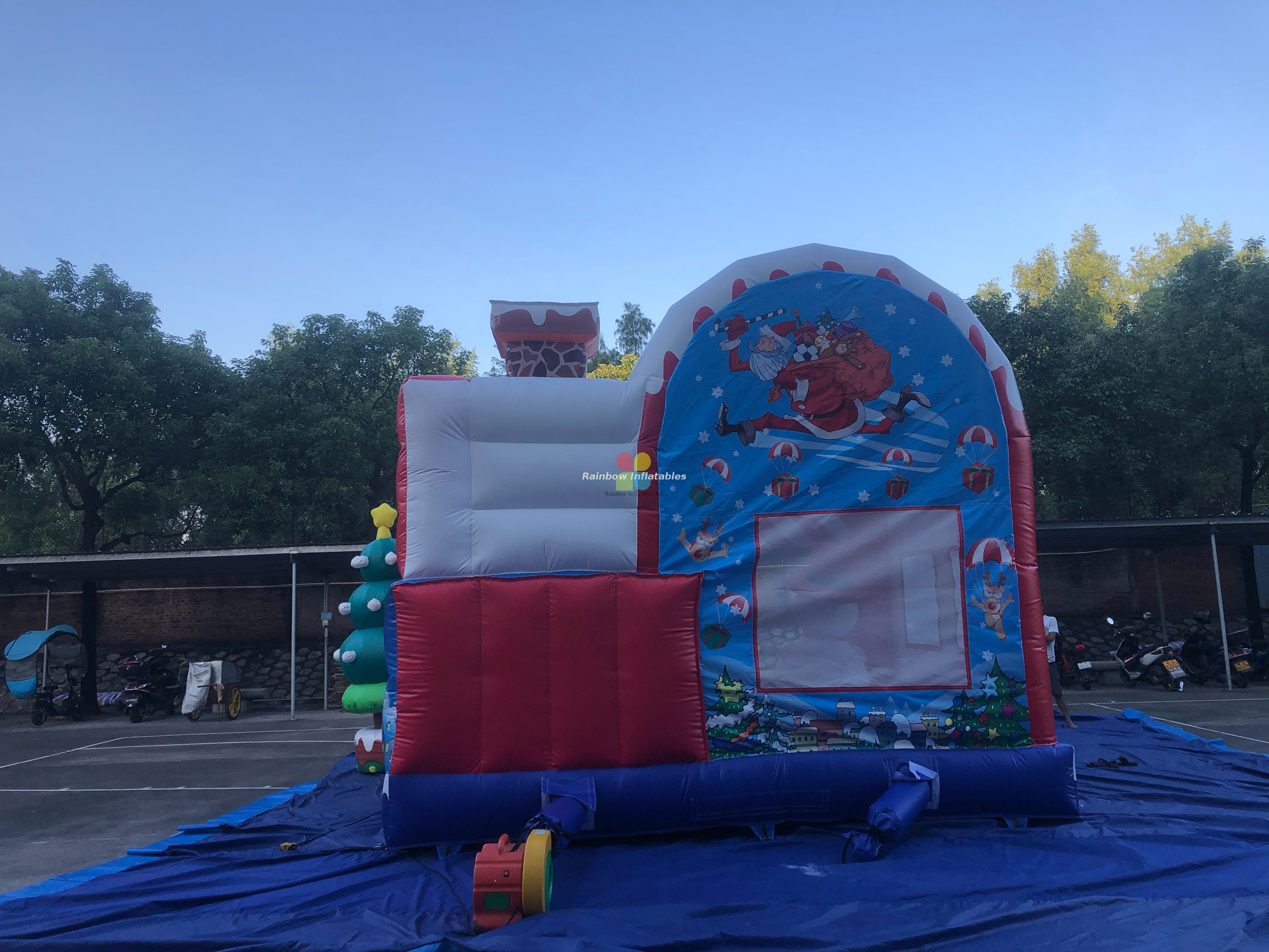 RB03009 Inflatables Christmas Tree Combo Castle for Sale 5x6m