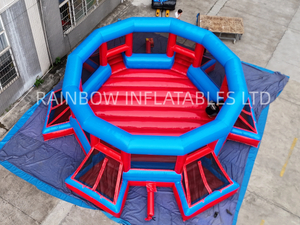 Outdoor Commercial Inflatable Hungry Hippo Chow Down Game for Adults