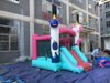 Pony Outdoor Commercial Inflatable Water bouncer with Slide for Kids