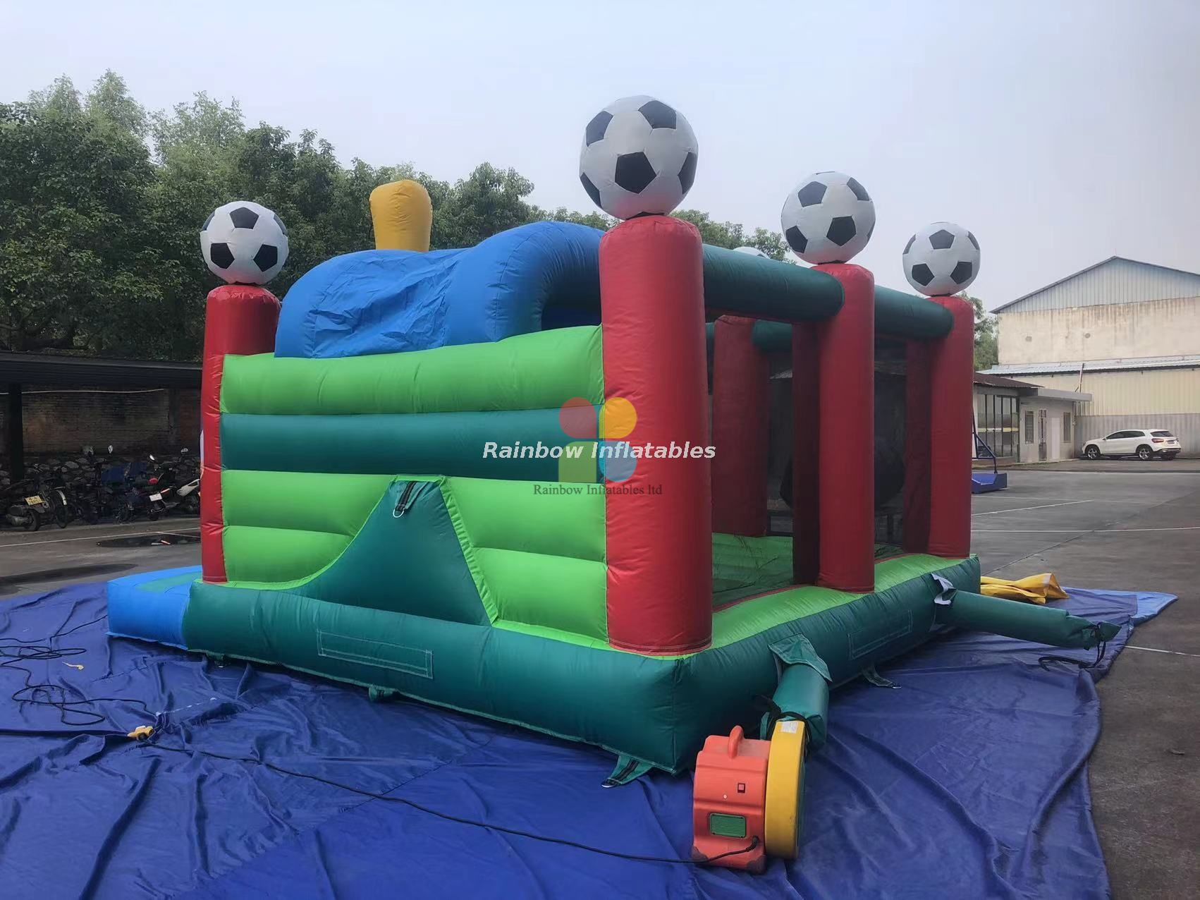 Football Inflatable Jumping Castle