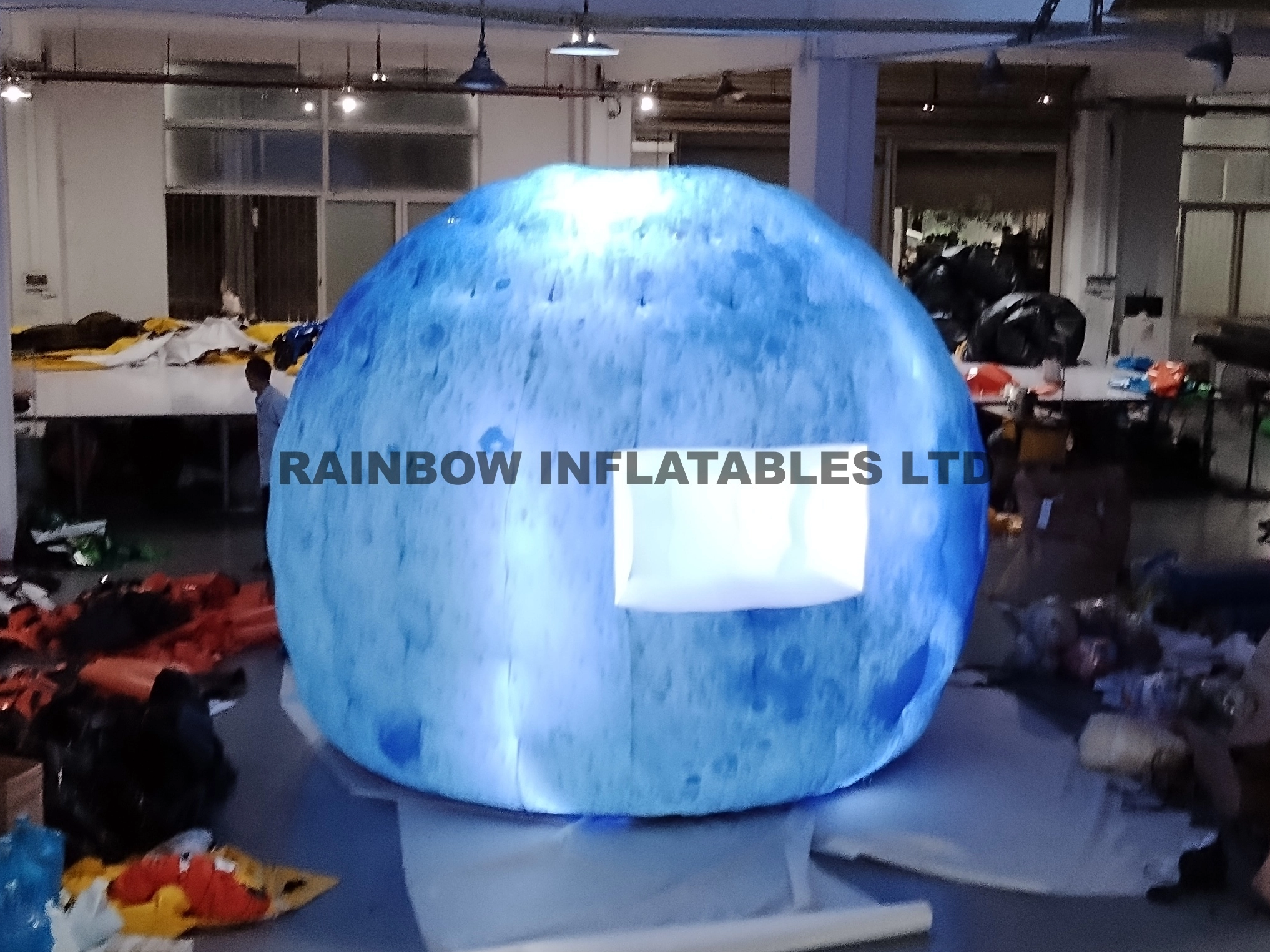 Inflatable Moon Tent with LED Lights