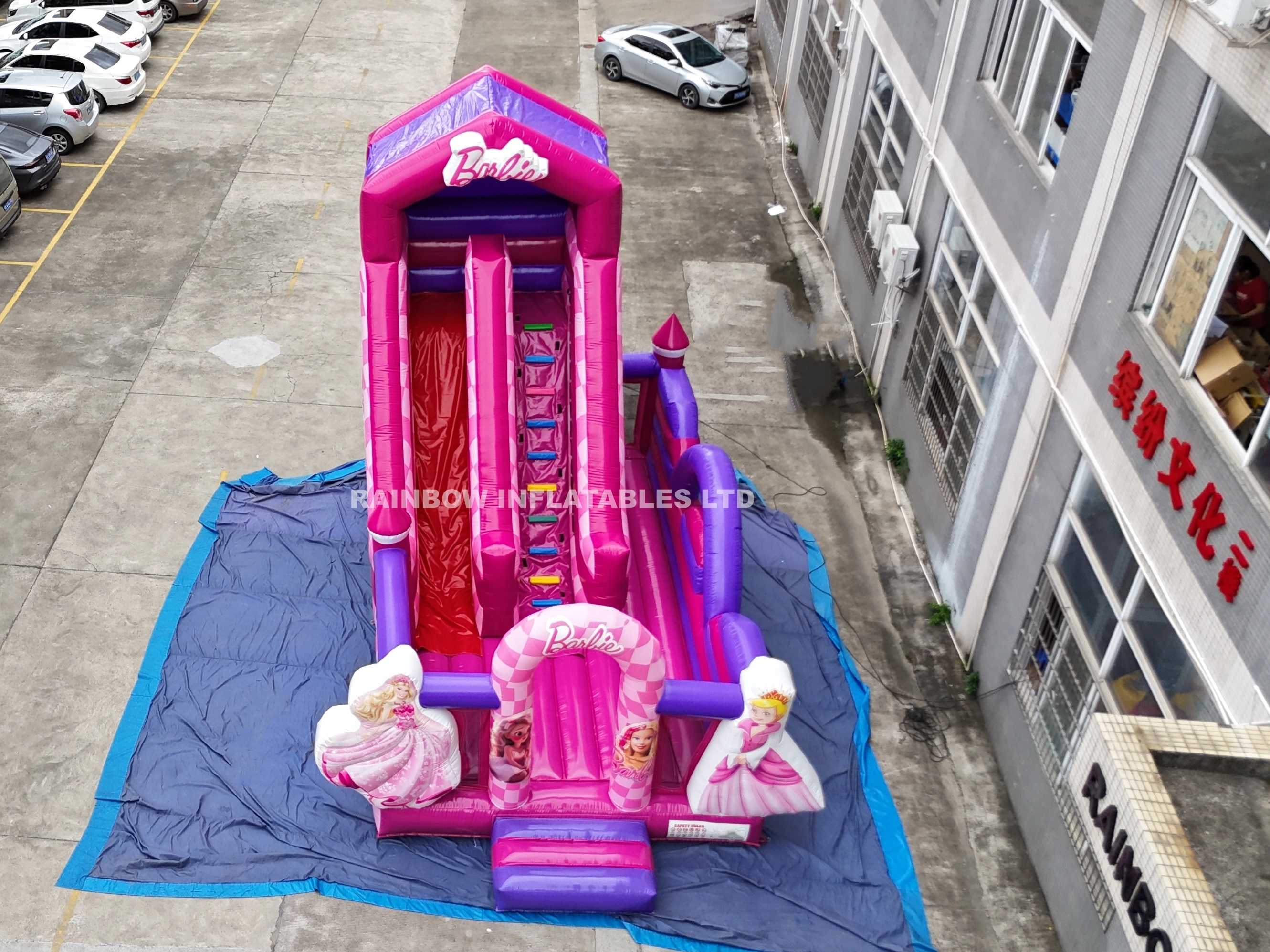 Princess Bounce House With Slide Large Bouncy Castles 