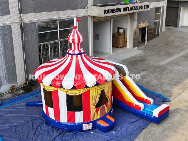Circus Combo 5 in 1 Inflatable Bouncy House With Slide