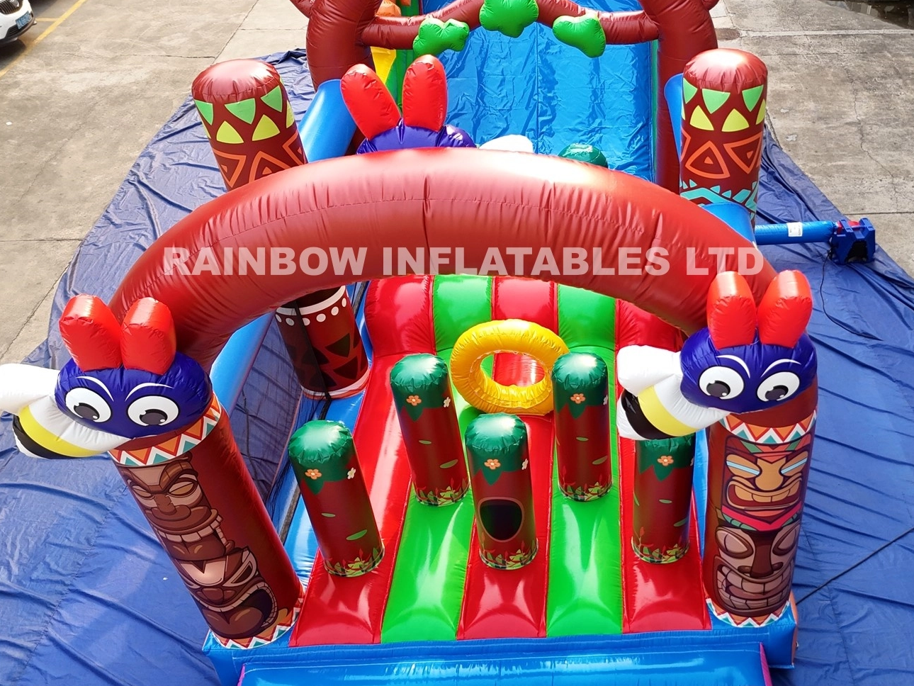 Inflatable Wild Jungle Obstacle