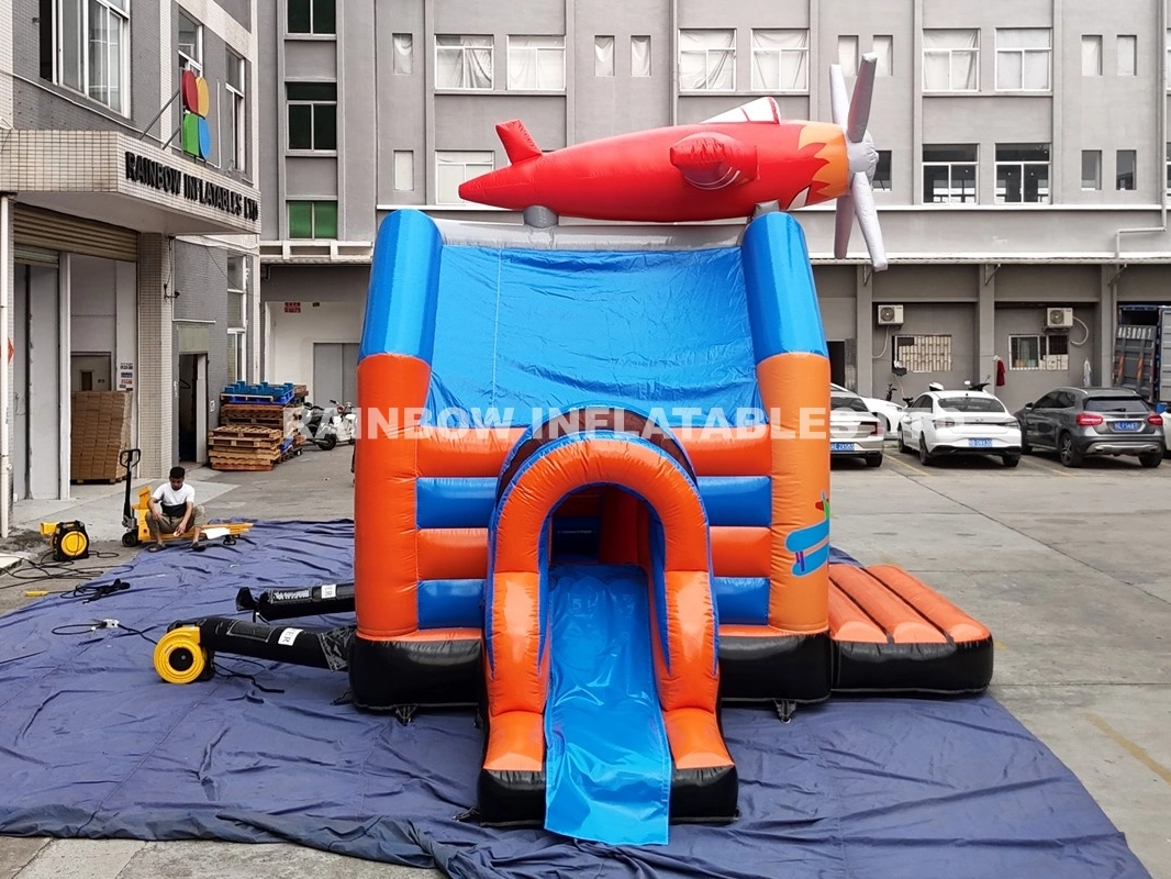 RB3317（6x4.8x5.4mH）Super Airplane Bounce House
