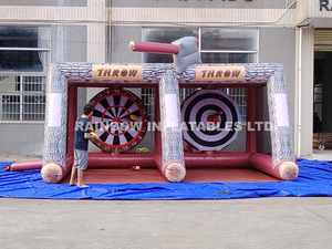 Dual Lane Inflatable Axe Throwing Game